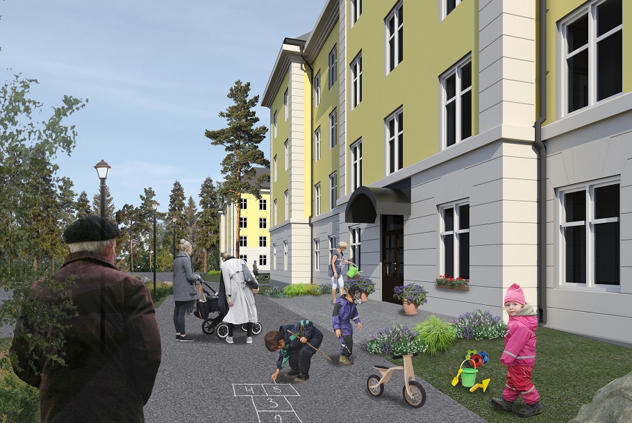Åbergsleden 6 reser sig ur askan